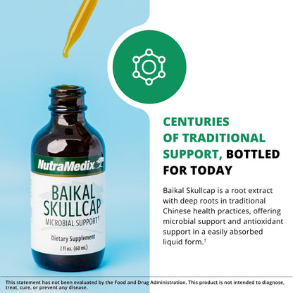 NutraMedix Baikal Skullcap Tincture - 60 ml