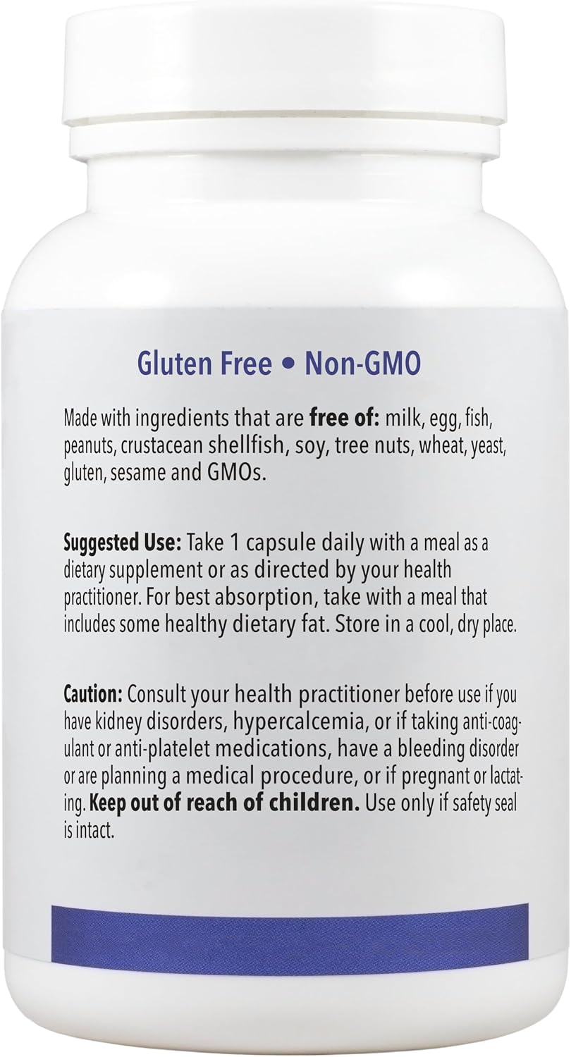 Patient One Vitamin K2 and D3 - 150 mcg K2 (as MK-7) and 2000 IU D3, 60 Capsules - görsel 7