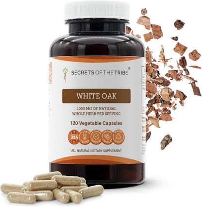Secrets of the Tribe White Oak 60 Capsules, 1000 mg