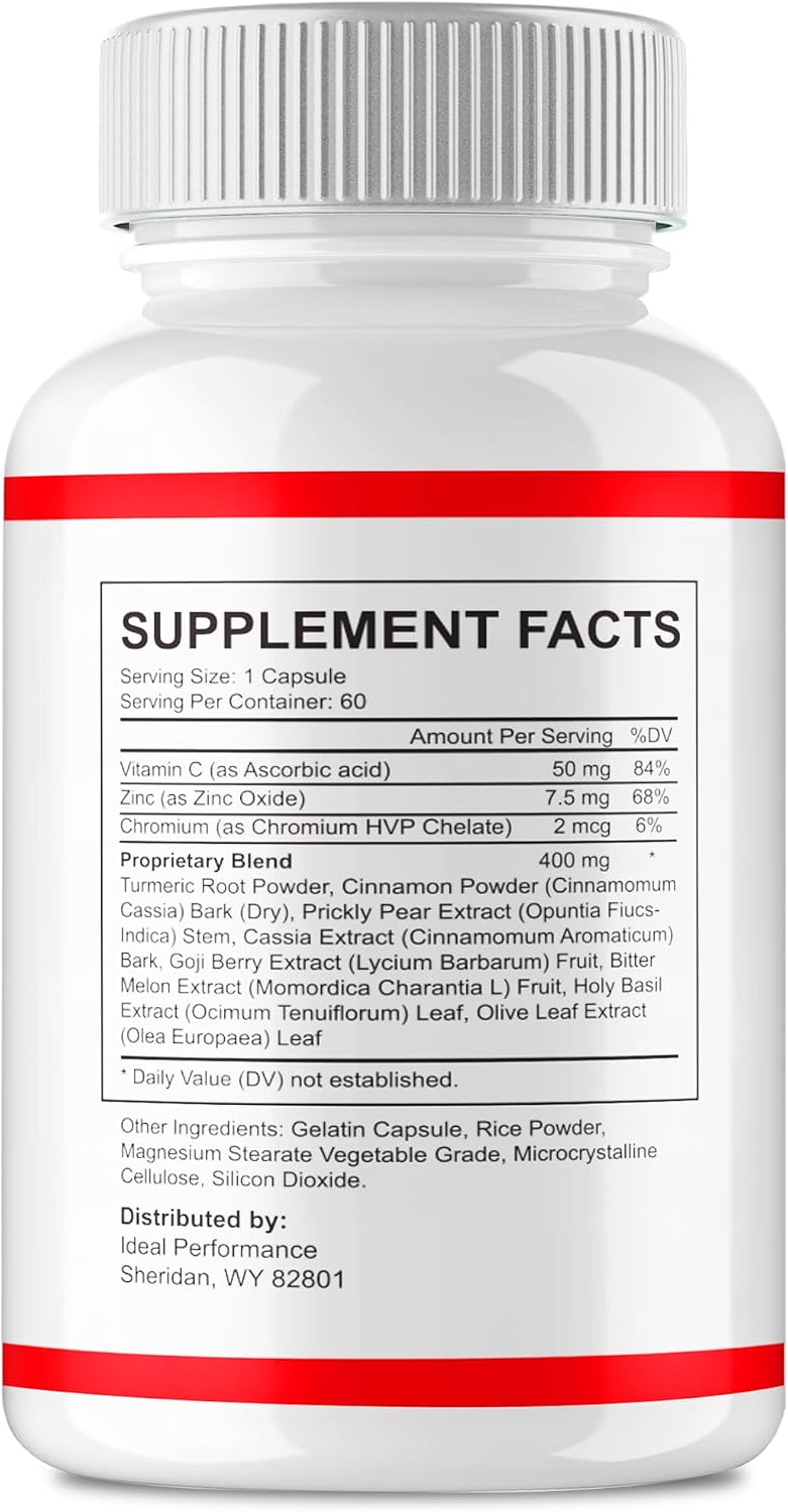 Sugar Delete Capsules - Blood Formula Support for Healthy Circulation & Stable Levels (60 Capsules) - görsel 2
