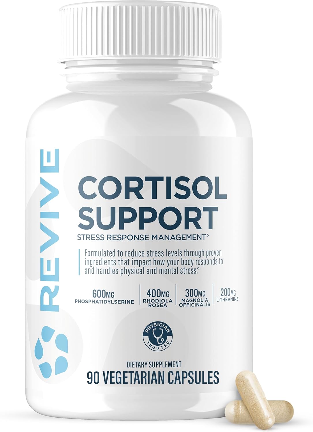 Revive MD Cortisol Manager, 90 Vegetarian Capsules - görsel 1