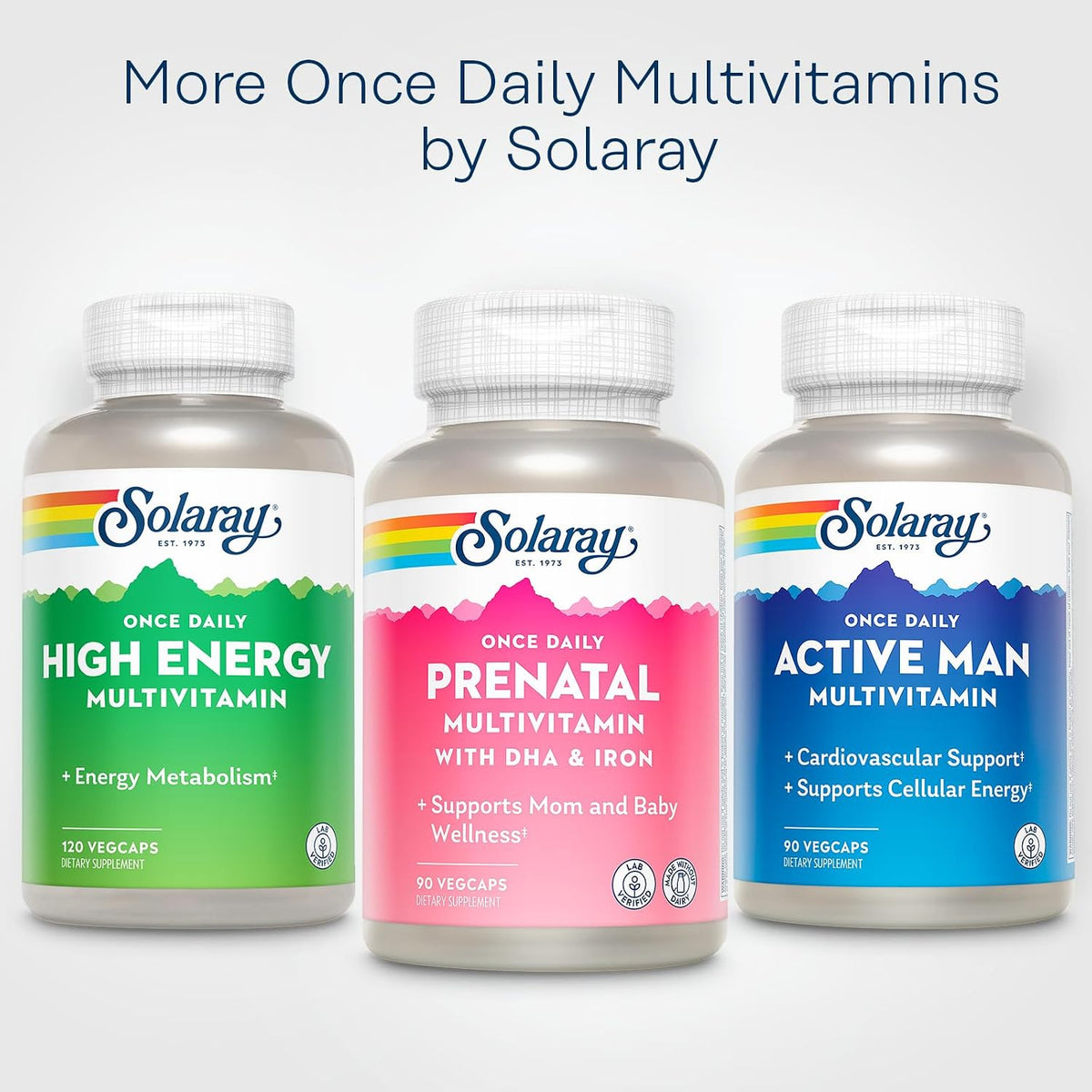 SOLARAY Once Daily Prenatal Multivitamin with DHA & Iron - görsel 6
