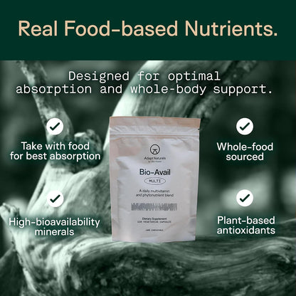 Adapt Naturals Multivitamin for Women and Men – Bio-available Daily Supplement – 30-Day Supply