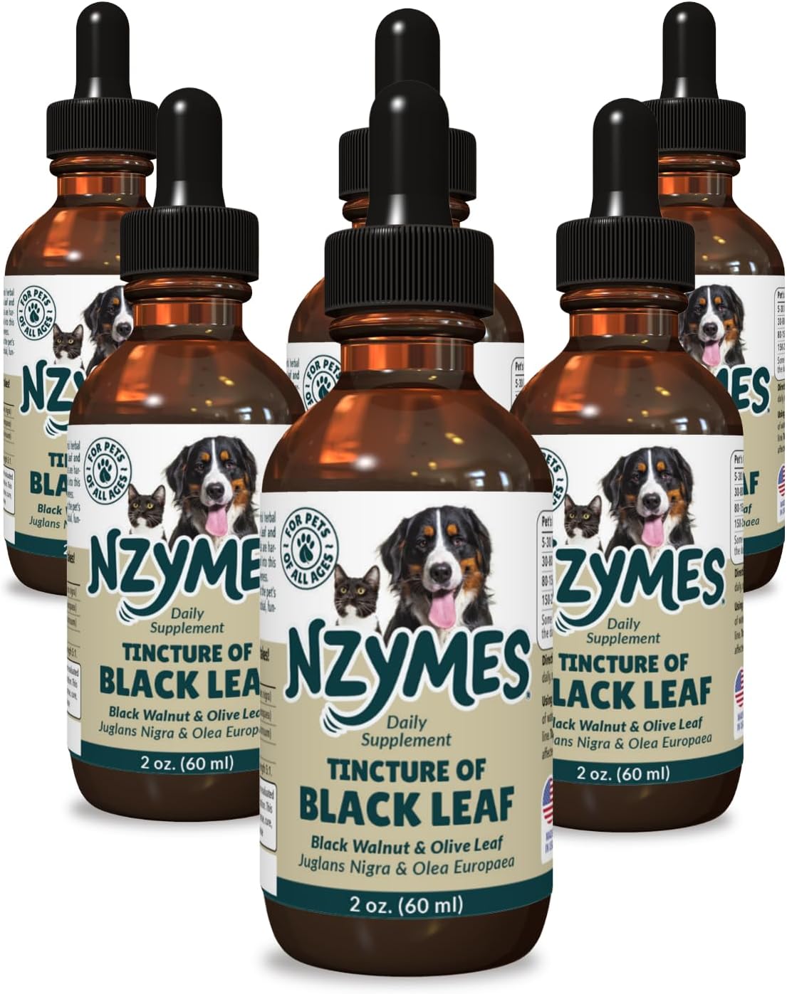 BlackLeaf Tincture for Pets - 6 Pack - görsel 1