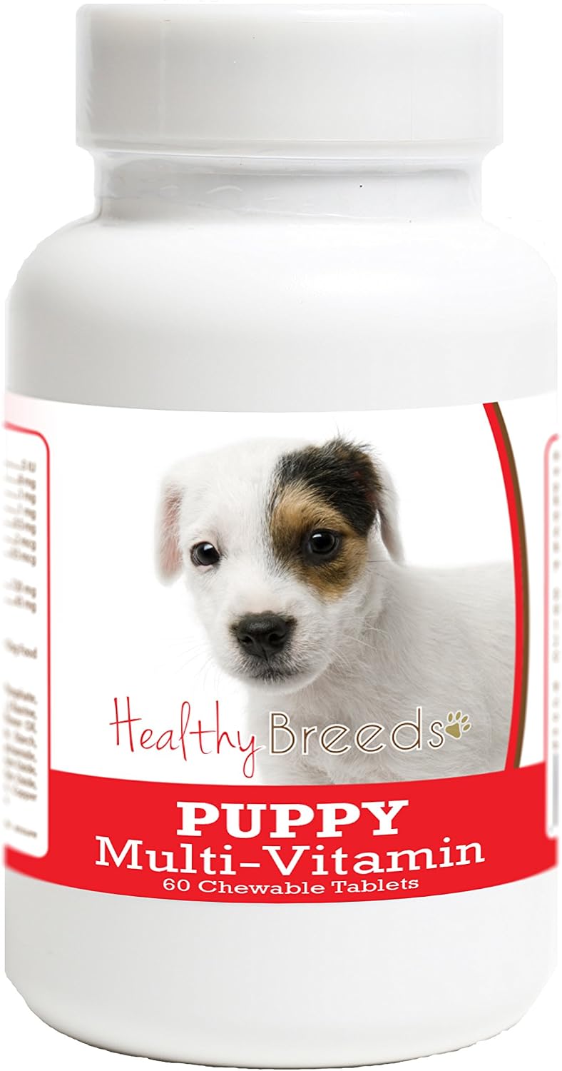 Healthy Breeds Parson Russell Terrier Puppy Dog Multivitamin Tablets 60 Count - görsel 1