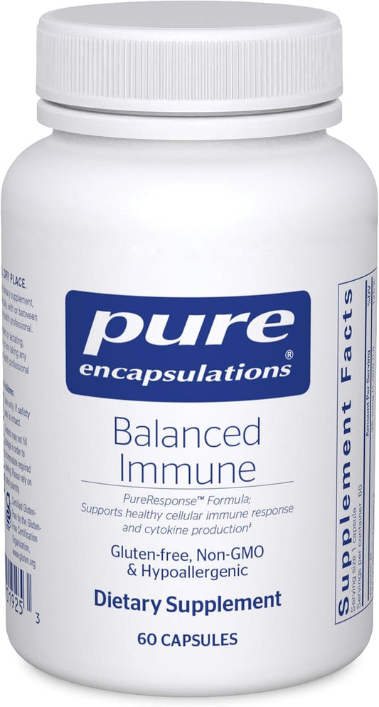 Pure Encapsulations Balanced Immune | Joint, Gastrointestinal and Thyroid Function Support | 60 Capsules