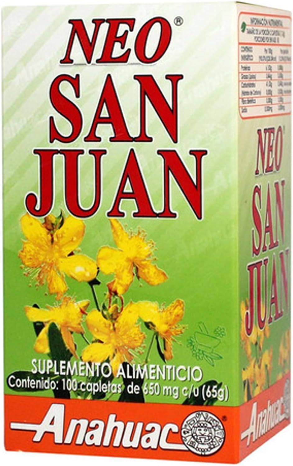 Neo San Juan St. John's Wort Supplement, 100 Capsules - görsel 1