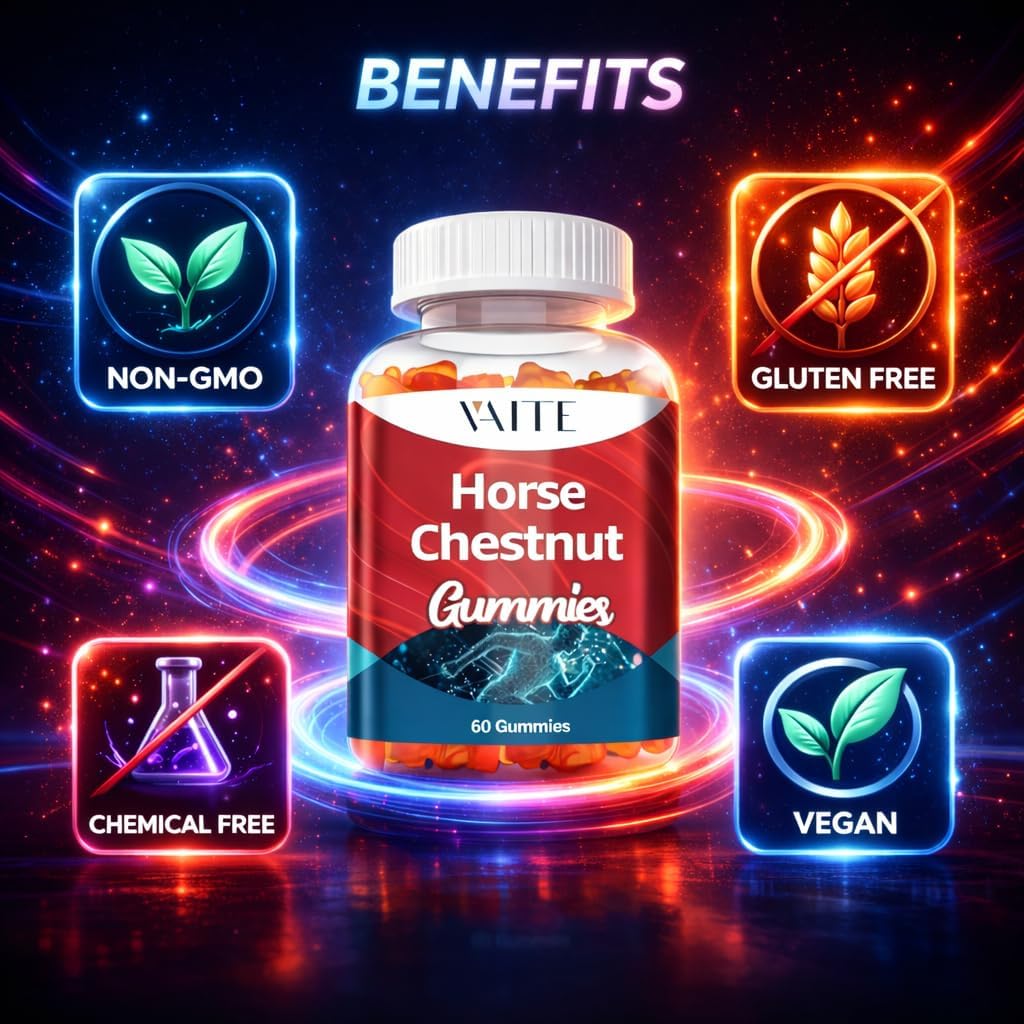 VAITE Horse Chestnut Extract Gummies - Vein & Leg Support - görsel 4