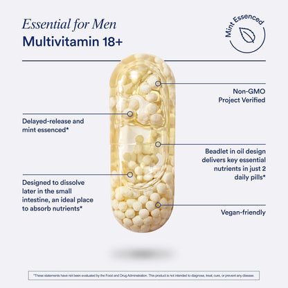 Ritual Men's 18+ Daily Multivitamin - 60 Capsules (30 Days' Supply)