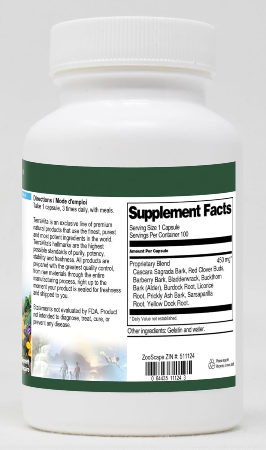 Red Clover Combination - 450 mg, 100 Capsules - görsel 2