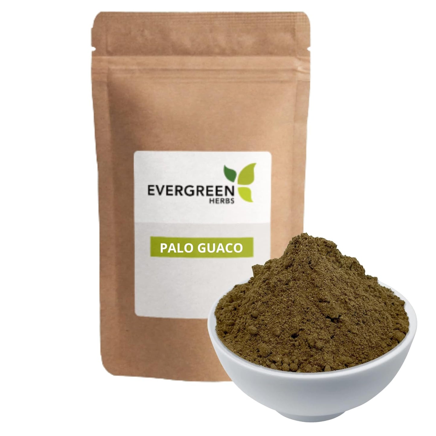 Evergreen Herbs Palo Guaco (Powder 227 g) - Resealable Stand Up Pouch to Ensure Freshness! - görsel 1