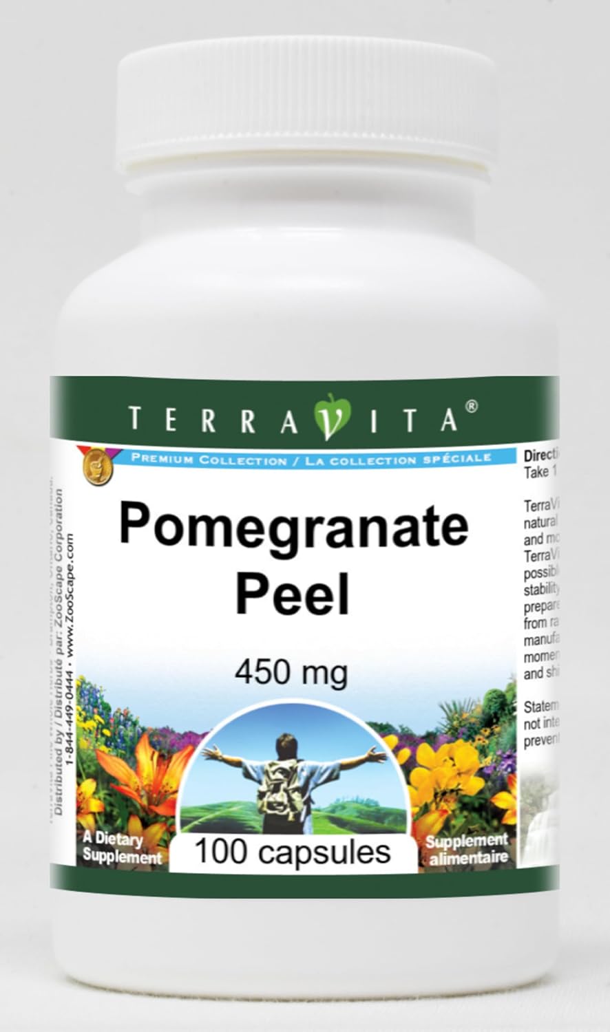 Pomegranate Peel - 450 mg (100 Capsules) - görsel 1
