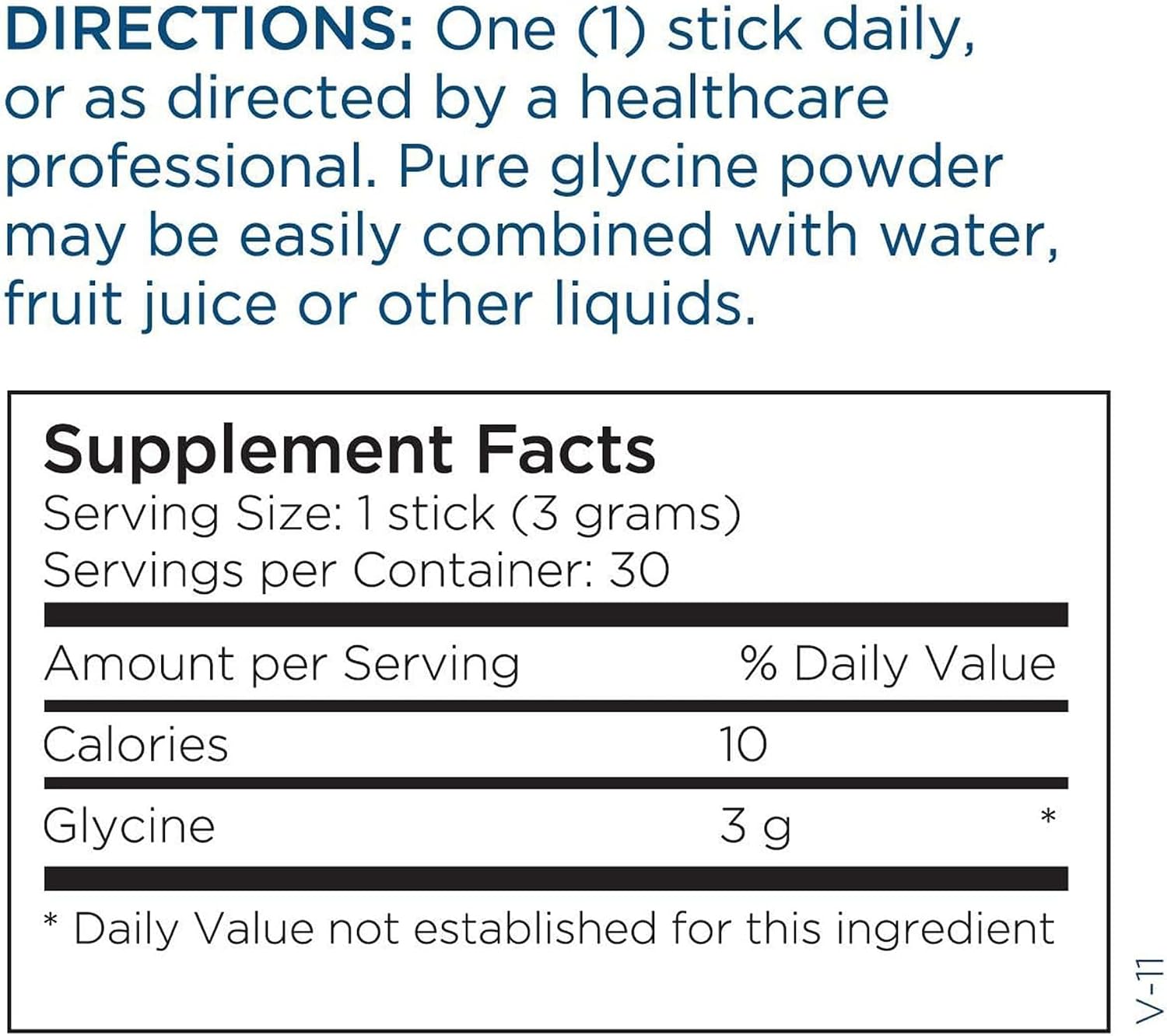 Metabolic Maintenance Glycine Sticks – 3 g Glycine – Calm & Sleep Support – 30 Count - görsel 5
