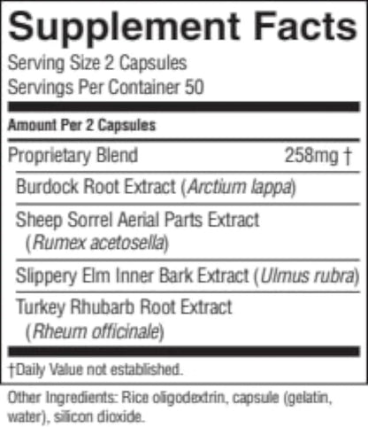 Nature's Sunshine E-Tea Capsules – Traditional Essiac Herbal Supplement for Natural Defence Support