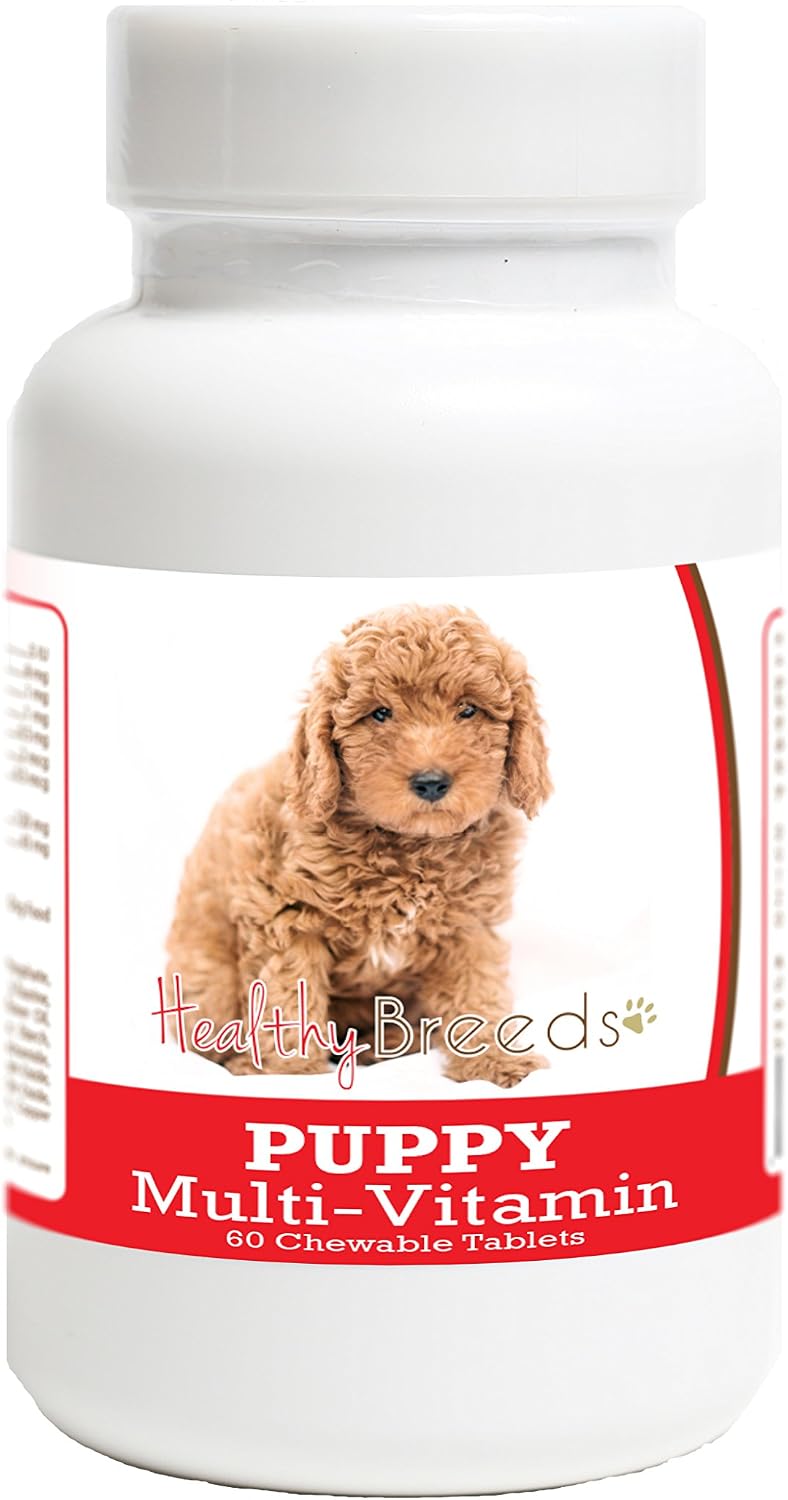 Healthy Breeds Goldendoodle Puppy Dog Multivitamin Tablets 60 Count - görsel 1