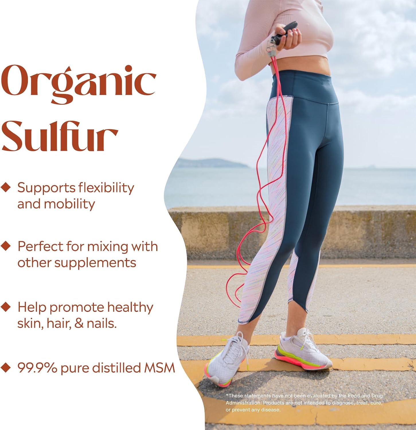 PURE Organic Sulphur MSM Powder - 400g (14.1 oz) - 99.9% Pure, Vegan Joint Support Supplement - görsel 3