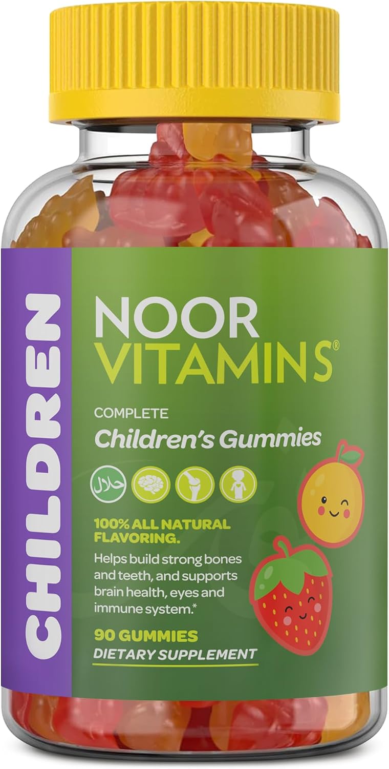 Noor Vitamins Halal Kids Multivitamin Gummies - 90 Gummies - görsel 1