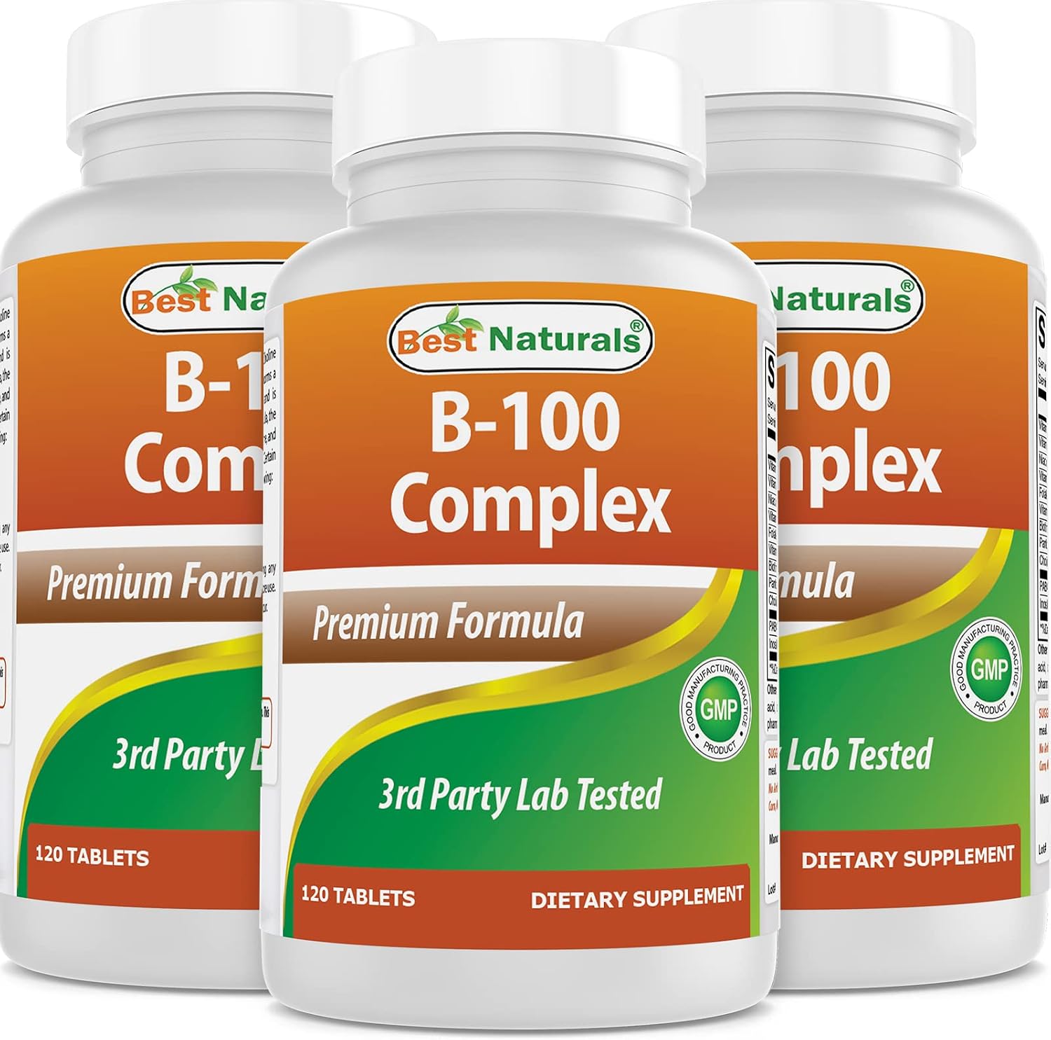 Best Naturals B-100 Complex for Adults, 120 Tablets - görsel 10