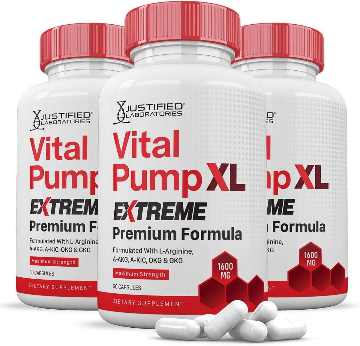 Vital Pump XL Extreme - Premium Men's Health Supplement (2 Pack, 120 Capsules) - görsel 8