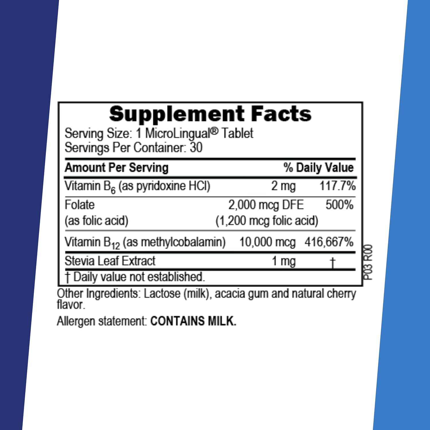 Superior Source No Shot Vitamin B12 Methylcobalamin 10000 mcg, B6 & Folic Acid 1200 mcg - Supports Normal Energy & Heart Health - 30 Sublingual Tablets - görsel 2