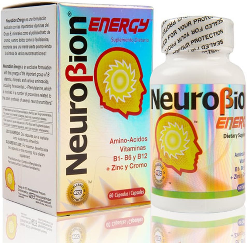 Neurobion Energy + High Potency Food Supplement with B1, B6, B12, Zinc & Amino Acids - görsel 3