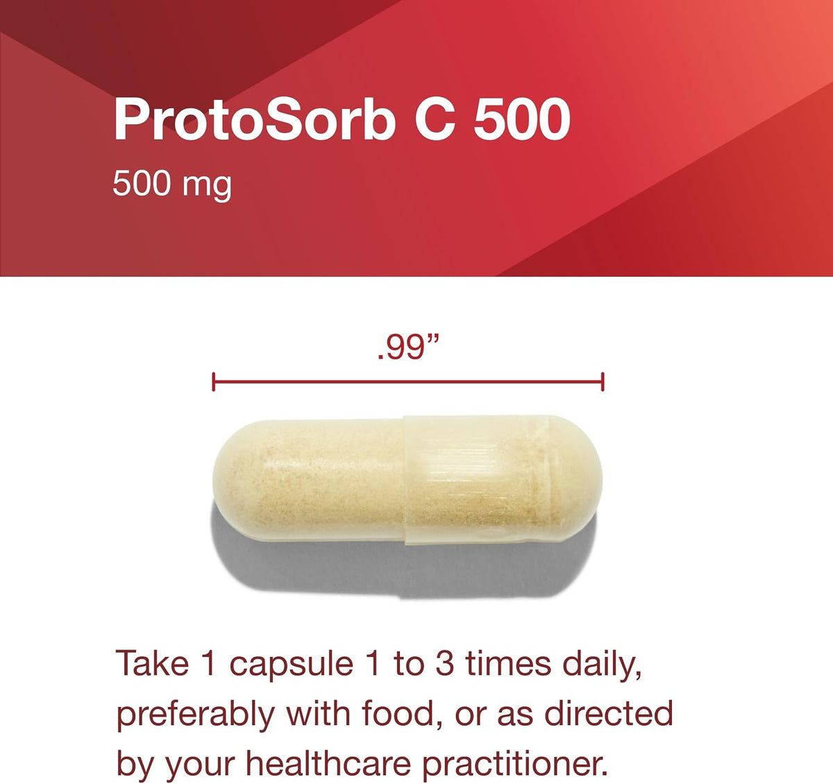 PROTOCOL FOR LIFE BALANCE ProtoSorb C 500 – Highly Absorbable Vitamin C with Alpha-Lipoic Acid – Buffered, Non-Acidic – 100 Veg Capsules - görsel 7