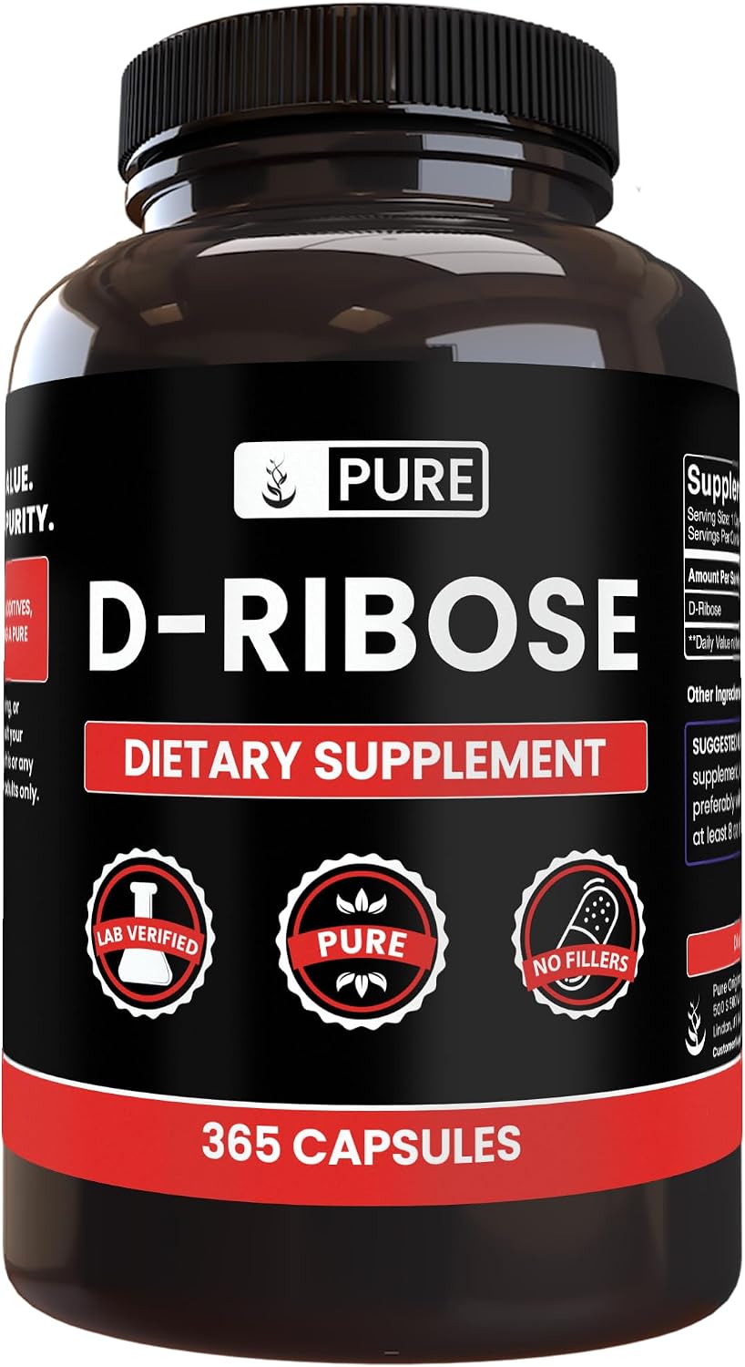 Pure Original Ingredients D-Ribose (365 Capsules) - görsel 1