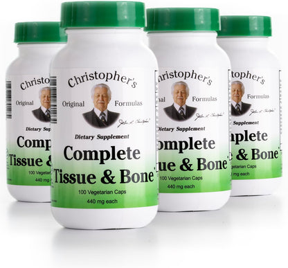 Christopher's Original Formulae Complete Tissue & Bone Formula – 100 Veg Caps