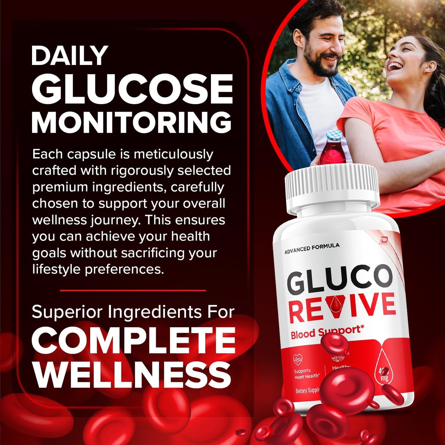 GlucoRevive Capsules – All-Natural Formula to Support Healthy Levels (2-Pack, 120 Capsules) - görsel 2