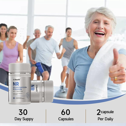 NR Nicotinamide Riboside Supplement 300 mg with L-Ergothioneine and PQQ - 60 Capsules