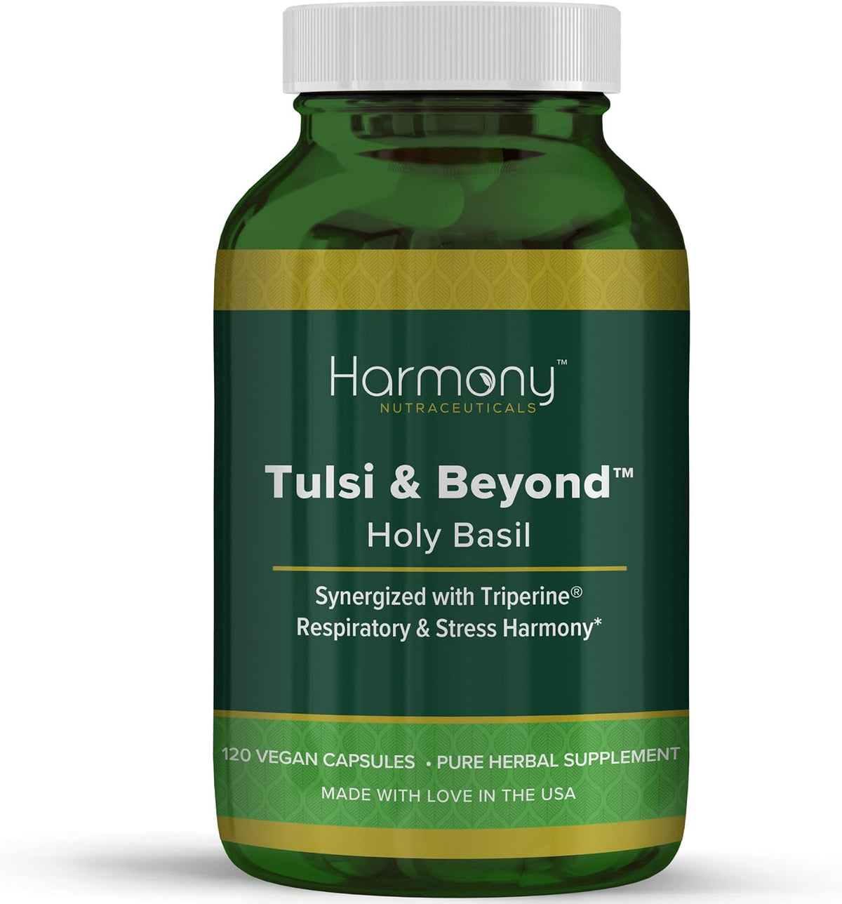 Tulsi – Holy Basil Supplement – High Potency, Maximum Bioavailability, Made with Organic Herbs (Vegetarian Capsules, 120 Capsules) - görsel 1