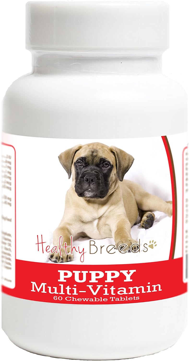 Healthy Breeds Bullmastiff Puppy Dog Multivitamin Tablets, 60 - görsel 1