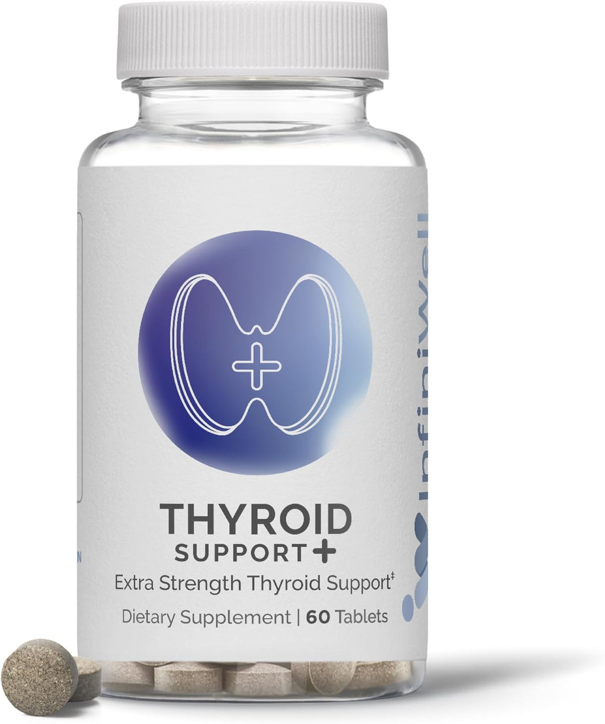 InfiniWell Thyroid Support+ - Targeted Thyroid Support Complex - 60 Tablets - görsel 1