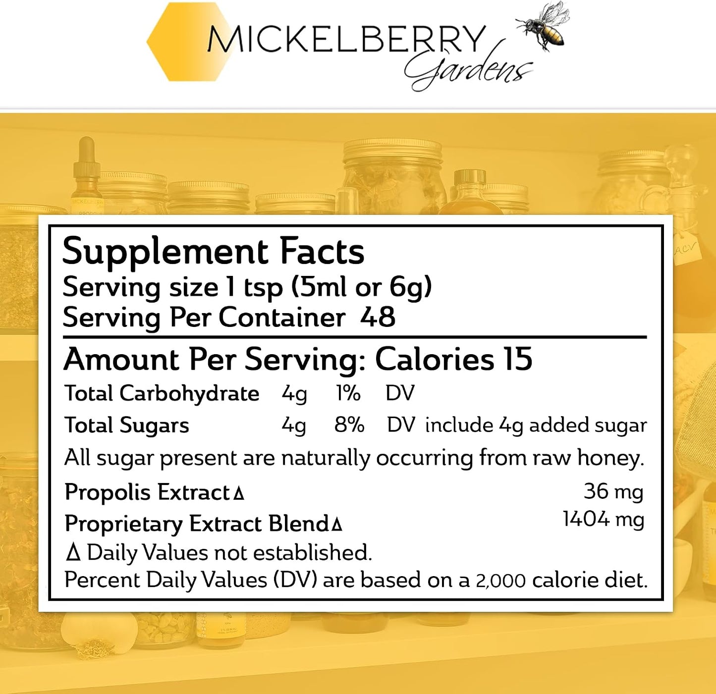 Mickelberry Gardens Throat & Lung Honey Tonic – Sore Throat Relief, Immune Support & Cough Calming for Adults & Children (118 ml per bottle, Pack of 2) - görsel 6