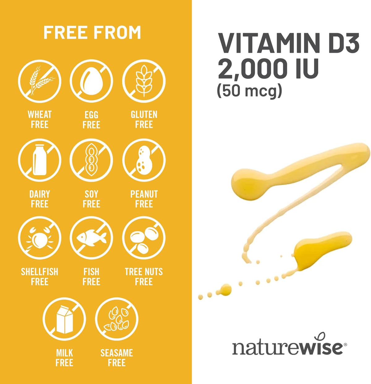 NatureWise Vitamin D3 2000 IU (50 mcg) – 360 Mini Softgels, 1-Year Supply - görsel 9