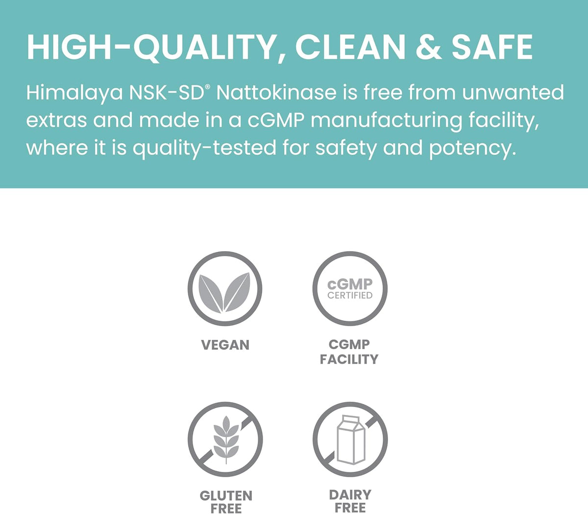 Himalaya NSK-SD Nattokinase, Food Supplement for Healthy Circulation, Vegan, Gluten-free Natto Extract, 100 mg, 60 Capsules - görsel 5