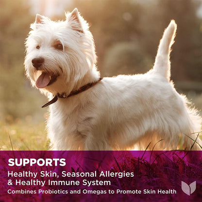 Hyland's Naturals - Pro Skin Health for Dogs, 90 Soft Chews, Supports Healthy Skin, Seasonal Allergies & Immune System, with Probiotics & Omega-3s, Trout Flavour