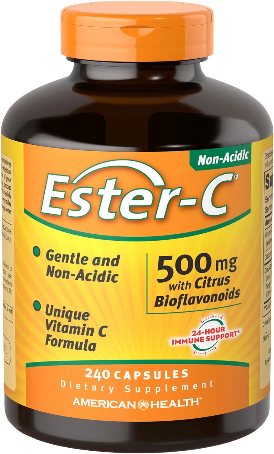 American Health Ester-C with Citrus Bioflavonoids - 500 mg, 60 Capsules - görsel 8
