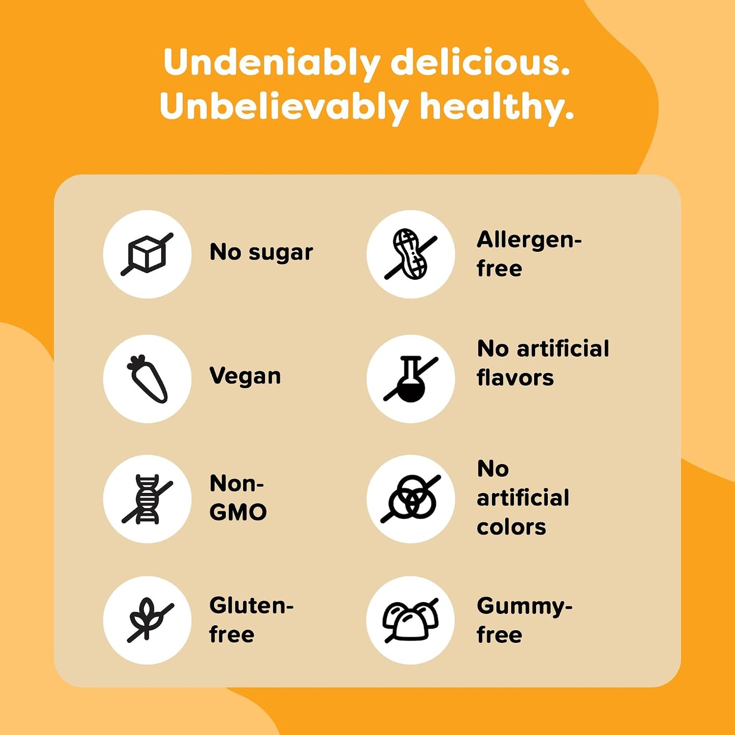 Renzo's Invincible Kids Vitamin C with Elderberry – Sugar-Free Dissolvable Melty Tabs, Orange Flavour, 60 Count - görsel 4