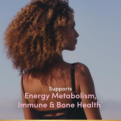 Nature's Bounty Optimal Solutions Women's Multivitamin, Immune and Cellular Energy Support, Bone Health, Raspberry Flavour, 80 Gummies, 40 Total Servings