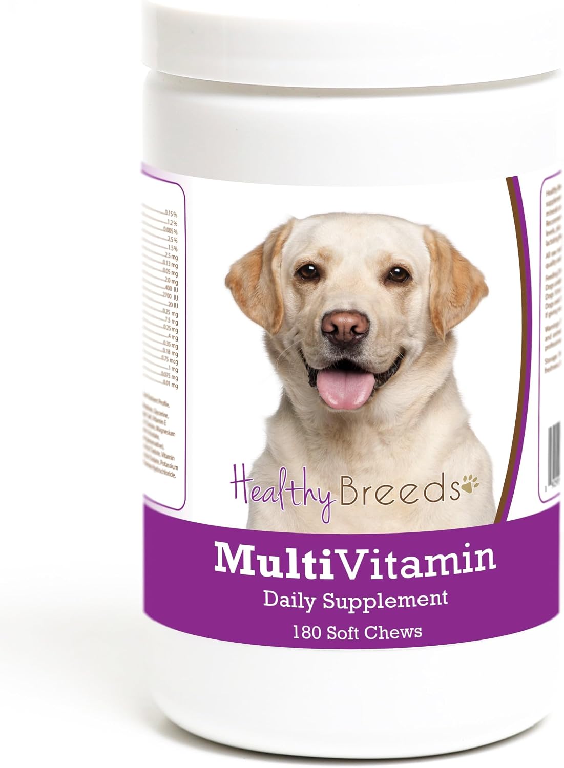 Healthy Breeds Labrador Retriever Multivitamin Soft Chew for Dogs, 180 Count - görsel 1