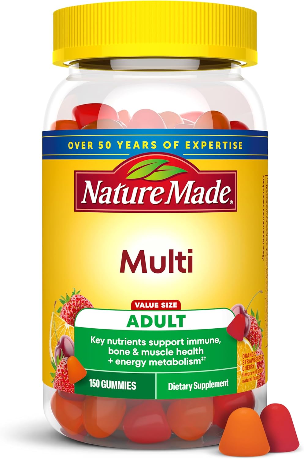 Nature Made Multivitamin Gummies - 150 Gummies (75-Day Supply) - görsel 1