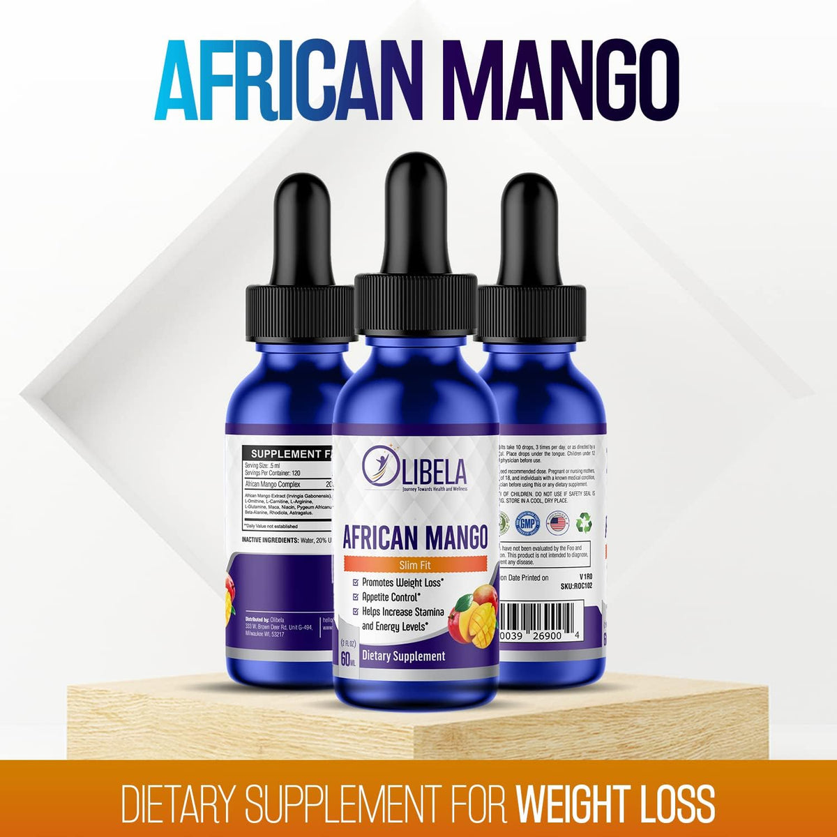 African Mango Liquid Drops 11-in-1 Herbal Complex – High Absorption Irvingia Gabonensis with L-Carnitine, Maca Root & Amino Acids – Metabolic Support & Cellular Energy Formula – Vegan, 60 ml - görsel 8