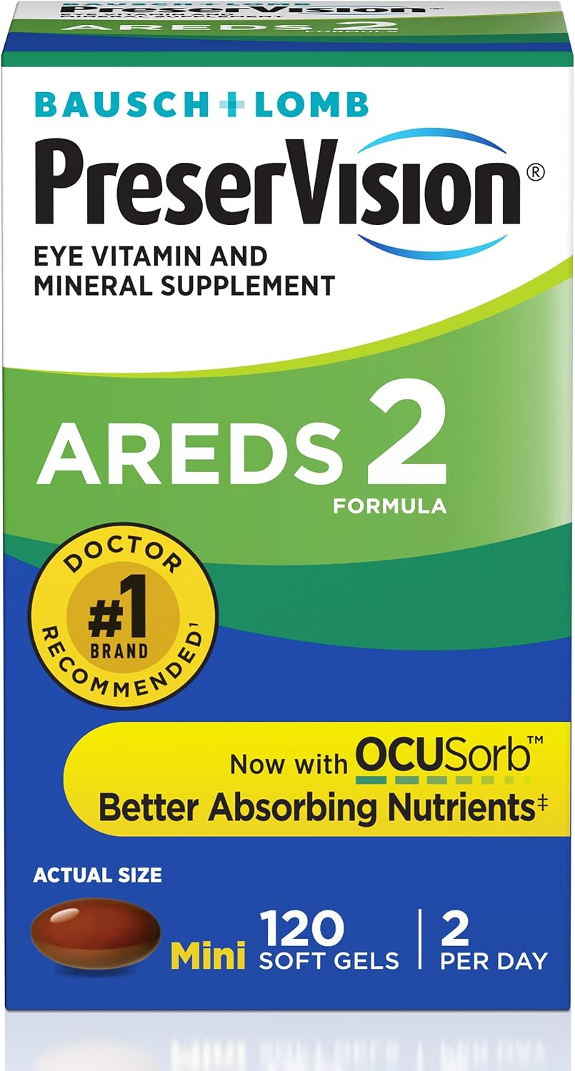 PreserVision AREDS 2 Formula, 120 Soft Gels - görsel 1