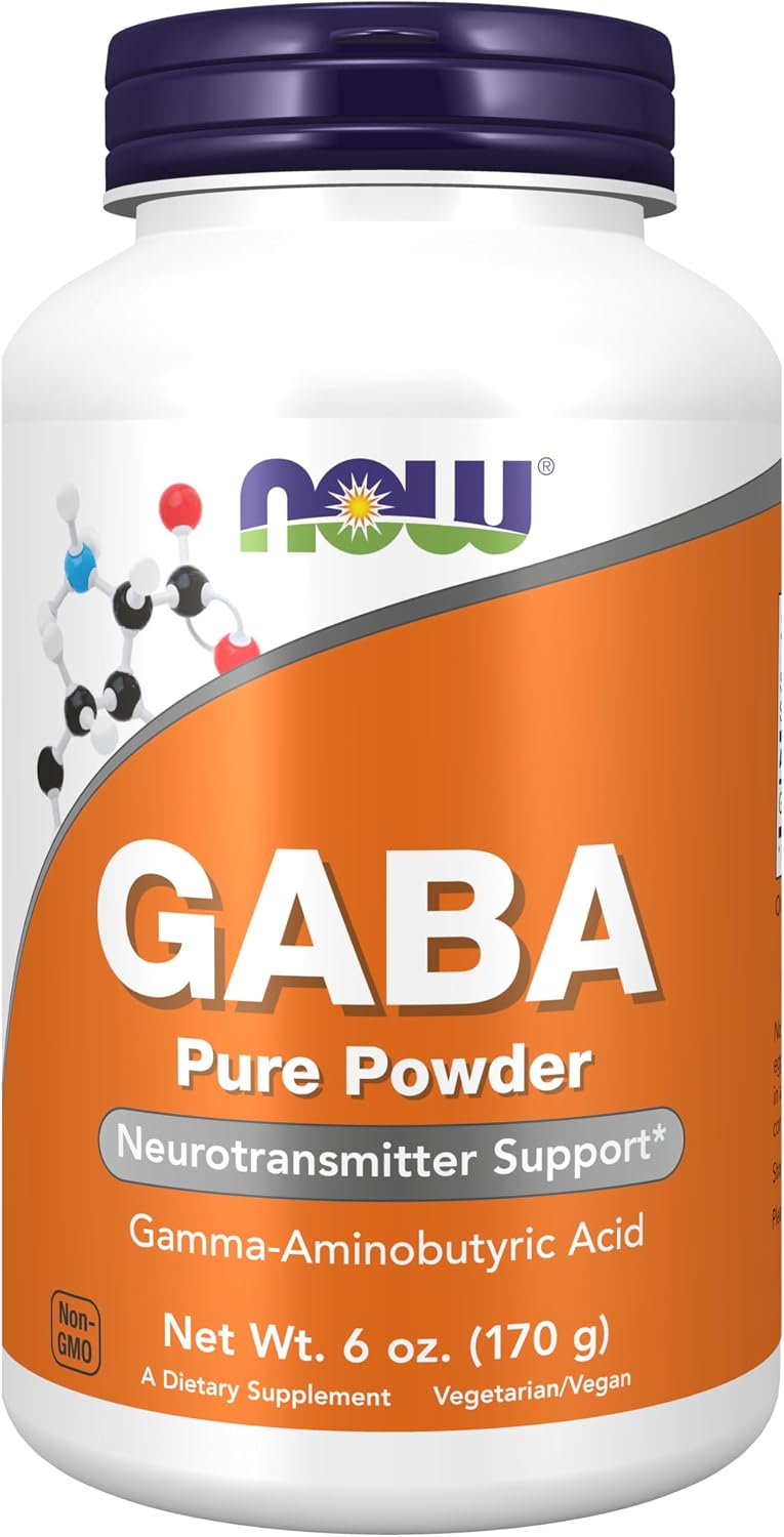 NOW Foods GABA (Gamma-Aminobutyric Acid) Powder, 170 g - görsel 1