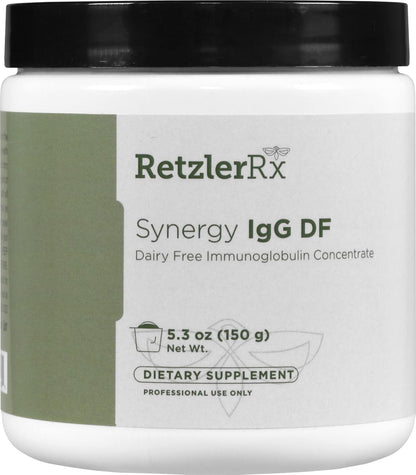 Synergy IgG DF 5.3 oz. by Dr. RetzlerRx™ – Dairy-Free Immunoglobulin Concentrate with Serum-Derived Bovine Immulolin® (2.5 Grammes) and Immunoglobulin G (IgG) (1.2 Grammes)
