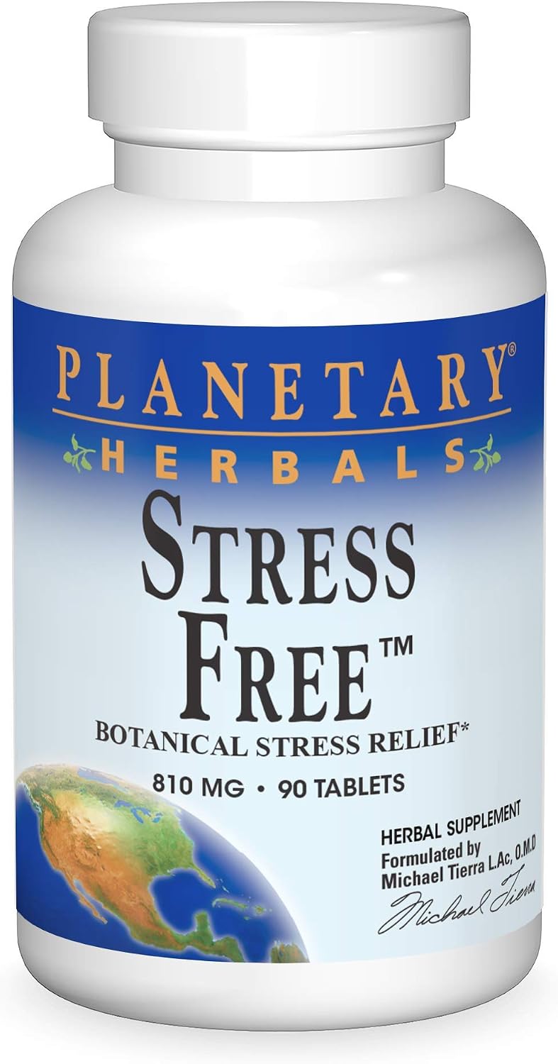 Planetary Herbals Stress Free Calm Formula – 90 Tablets - görsel 1