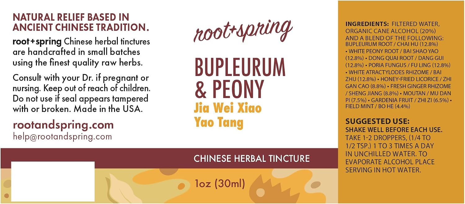 Bupleurum & Peony - Jia Wei Xiao Yao Tang - Herbal Tincture (Liquid Extract) - görsel 2