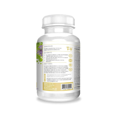 Actif Organic Multivitamin for Women Over 30 with 30 Organic Vitamins and Organic Herbs, Non-GMO, Made in USA, 2-Month Supply