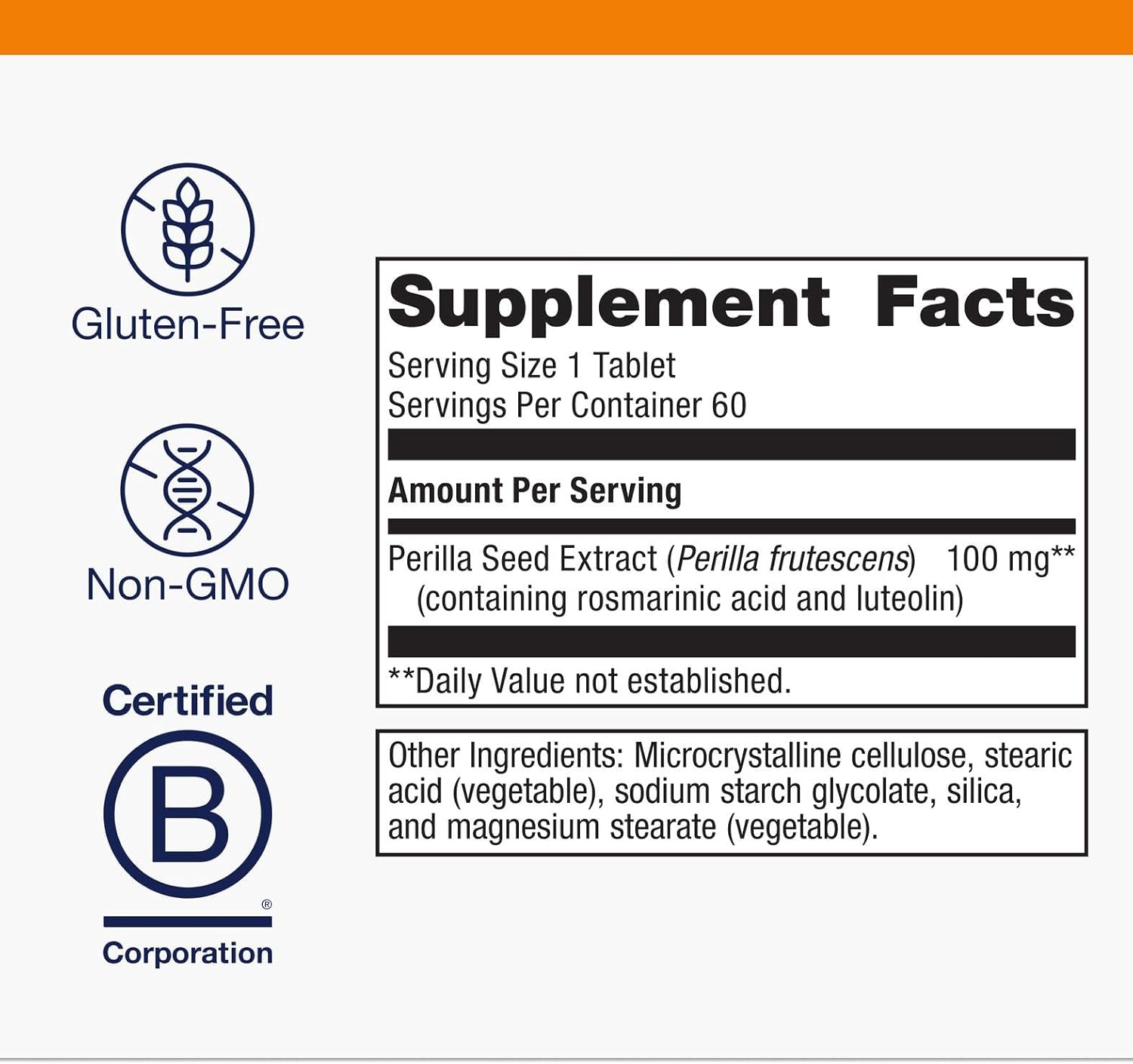 Metagenics Perimine: Perilla Seed Extract with Rosmarinic Acid and Luteolin - görsel 4